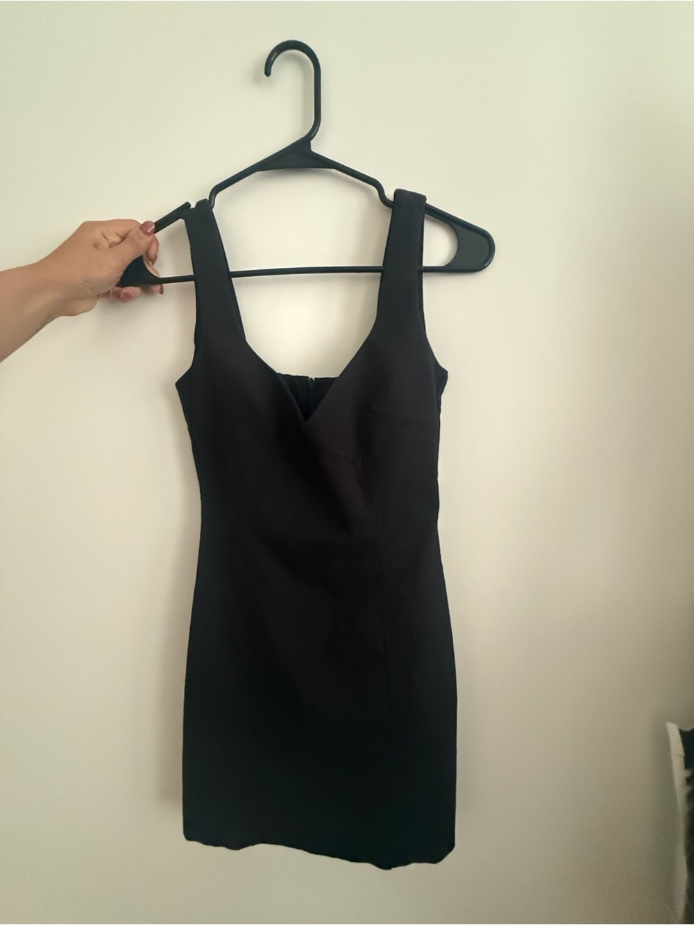 Zara Black Sleeveless Mini Bodycon Dress